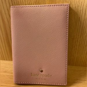Kate Spade Saffiano Leather Passport cover Pink